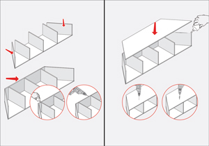 Pasos para construccin de bowindown en la sala de estar