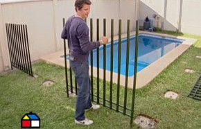 Cmo construir una reja para la piscina?