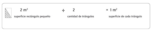 c. Superficie formada por una figura compuesta con diagonales: